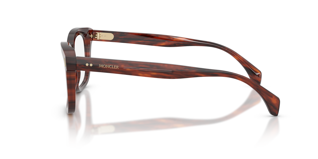 Occhiali da vista moncler me2019 3034 carey rectangular unisex taglia 52mm - Vista dettagliata