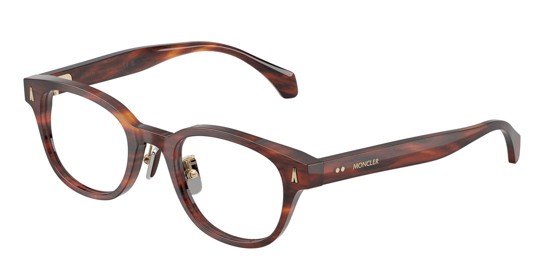 Occhiali da vista moncler me2021d 3034 carey oval unisex taglia 48mm - Vista principale
