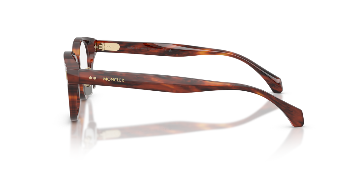 Occhiali da vista moncler me2021d 3034 carey oval unisex taglia 48mm - Vista dettagliata