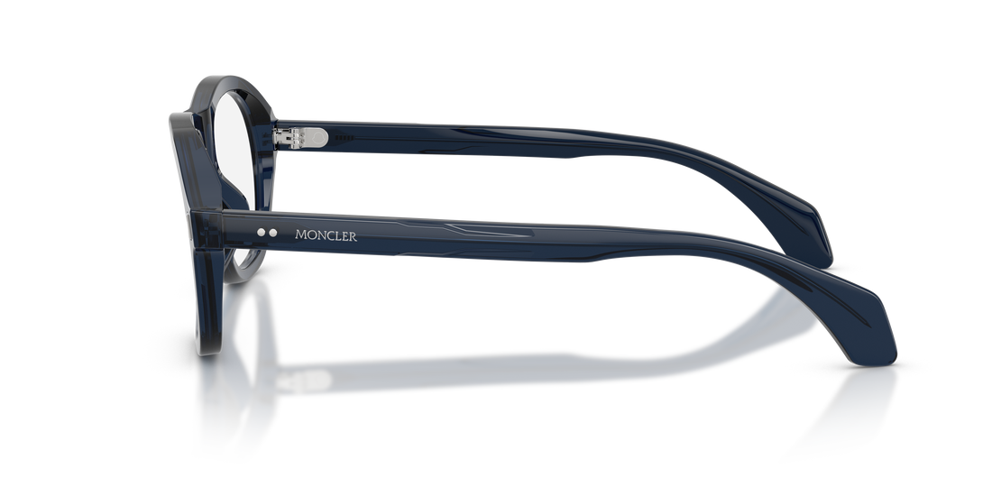 Occhiali da vista moncler me2025u 3020 azul pillow unisex taglia 53mm - Vista dettagliata