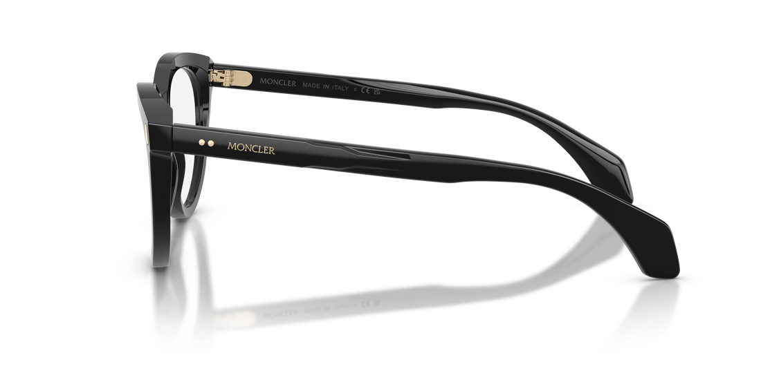 Occhiali da vista moncler me2026 3001 negro oval femenino taglia 52mm - Vista dettagliata