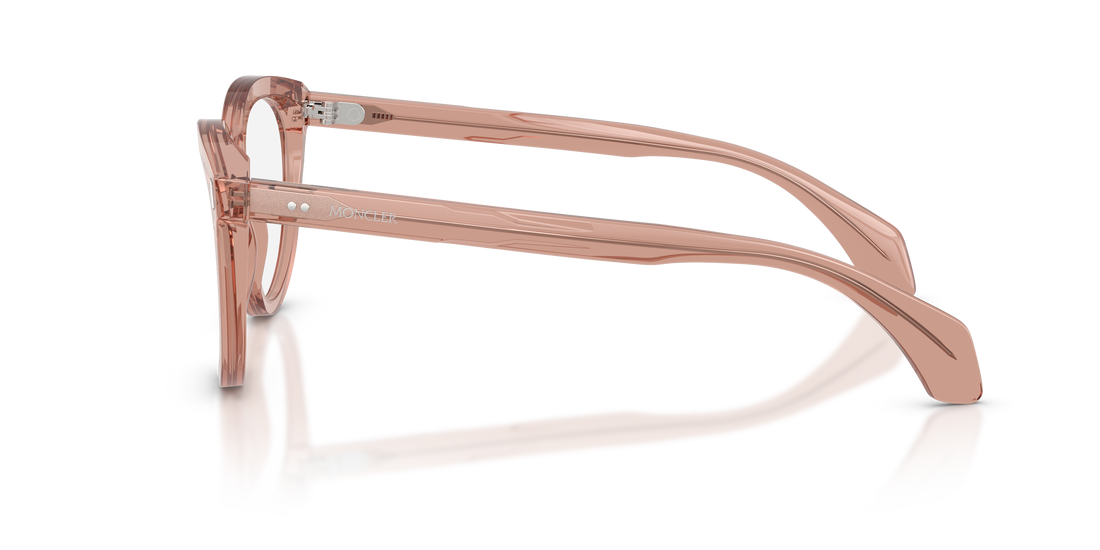 Occhiali da vista moncler me2026 3008 rosa oval femenino taglia 52mm - Vista dettagliata