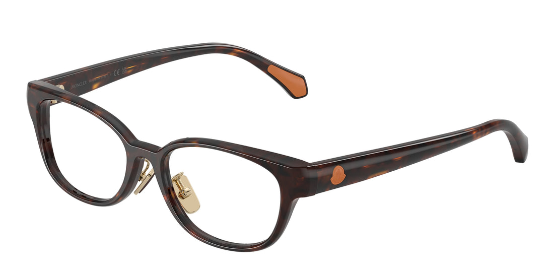 Occhiali da vista moncler me2029d 3002 havana oval unisex taglia 50mm - Vista principale