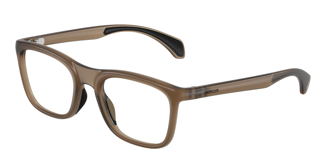 Occhiali da vista moncler me3005u 5012 marron square unisex taglia 51mm - Vista principale