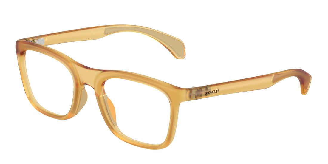 Óculos graduados moncler me3005u 5044 blanco square unisex tamanho 51mm - Vista principal