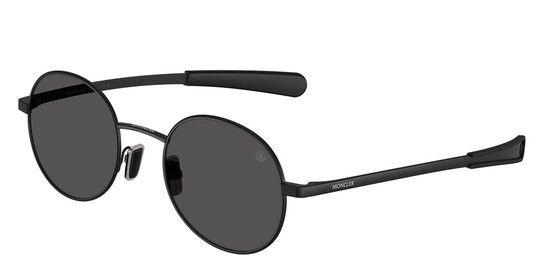 Occhiali da sole moncler me4016 centro 100187 negro oval unisex taglia 50mm - Vista principale