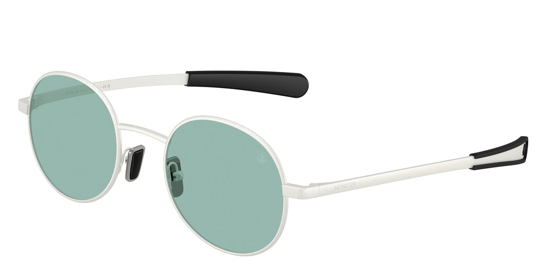 Occhiali da sole moncler me4016 centro 100482 plateado oval unisex taglia 50mm - Vista principale