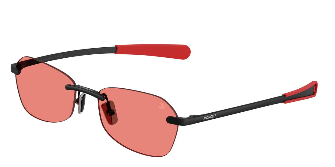Occhiali da sole moncler me4017 orris 100184 negro irregular unisex taglia 55mm - Vista principale