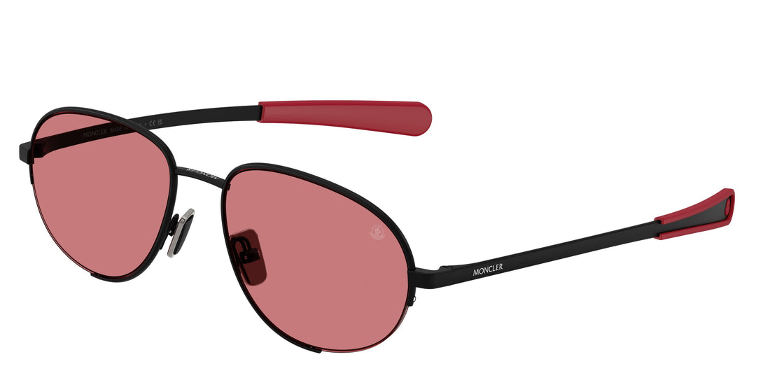 Occhiali da sole moncler me4018 circuit 100175 negro oval unisex taglia 56mm - Vista principale