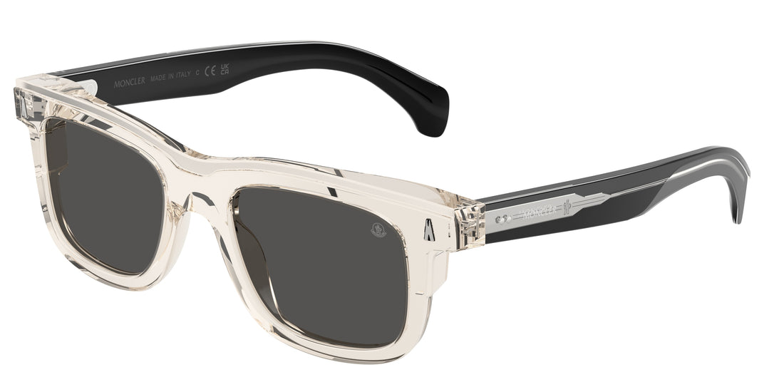 Sonnenbrillen moncler me6004 claro 300387 blanco square unisex größe 51mm - Hauptansicht