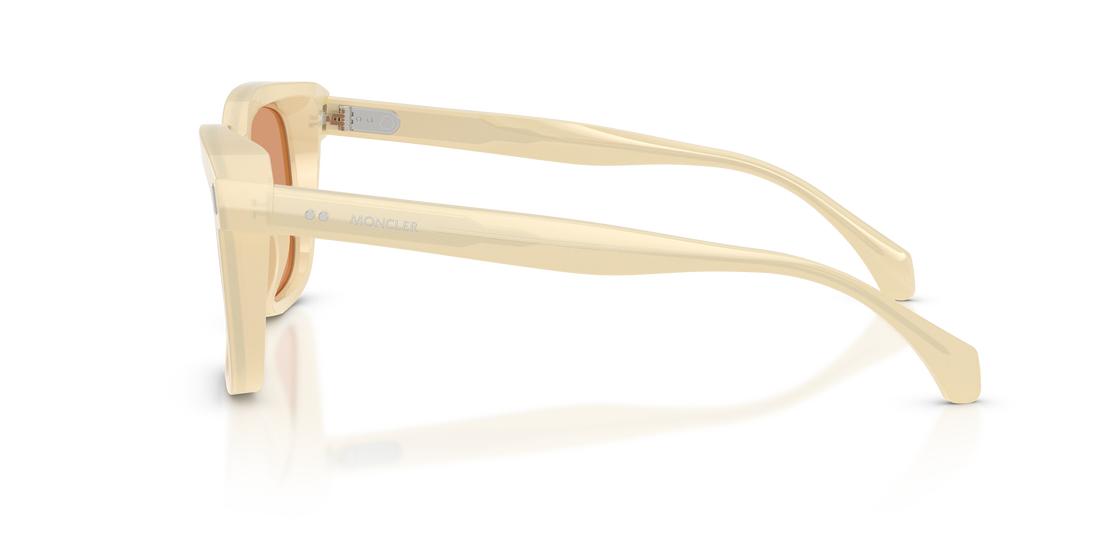 Gafas de sol moncler me6018 valaire 3035/7 blanco pillow unisex talla 54mm - Vista de detalle