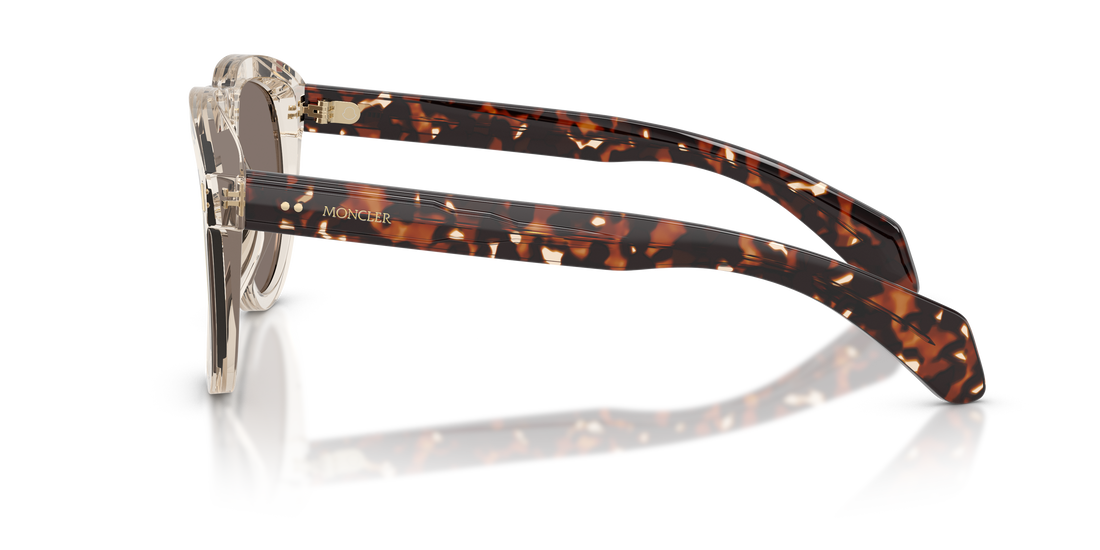 Occhiali da sole moncler me6020u isopleth 30035a blanco pilot unisex taglia 56mm - Vista dettagliata