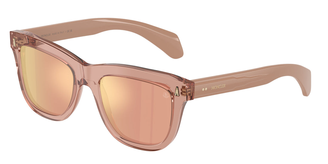 Occhiali da sole moncler me6023 bronzz 30087j rosa pillow femenino taglia 52mm - Vista principale