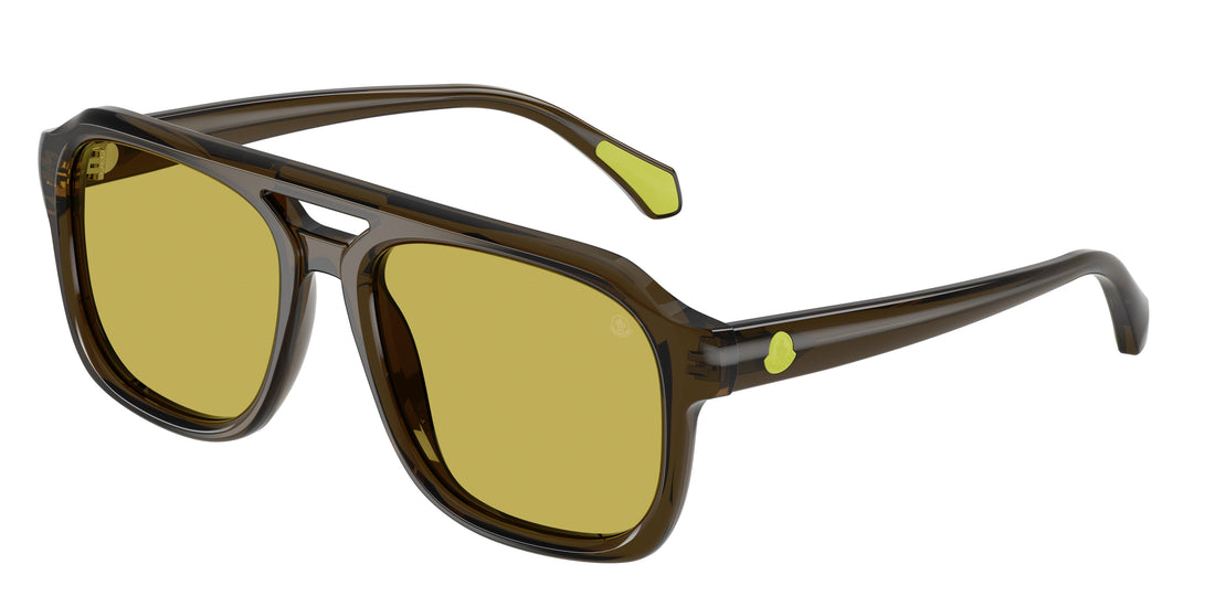 Occhiali da sole moncler me6024 vantos 304382 verde pillow unisex taglia 56mm - Vista principale