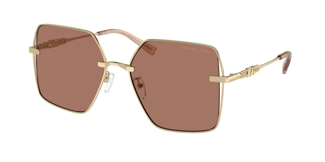 Sunglasses michael kors mk1157d sanya 101403 dorado square femenino size 58mm - Main view
