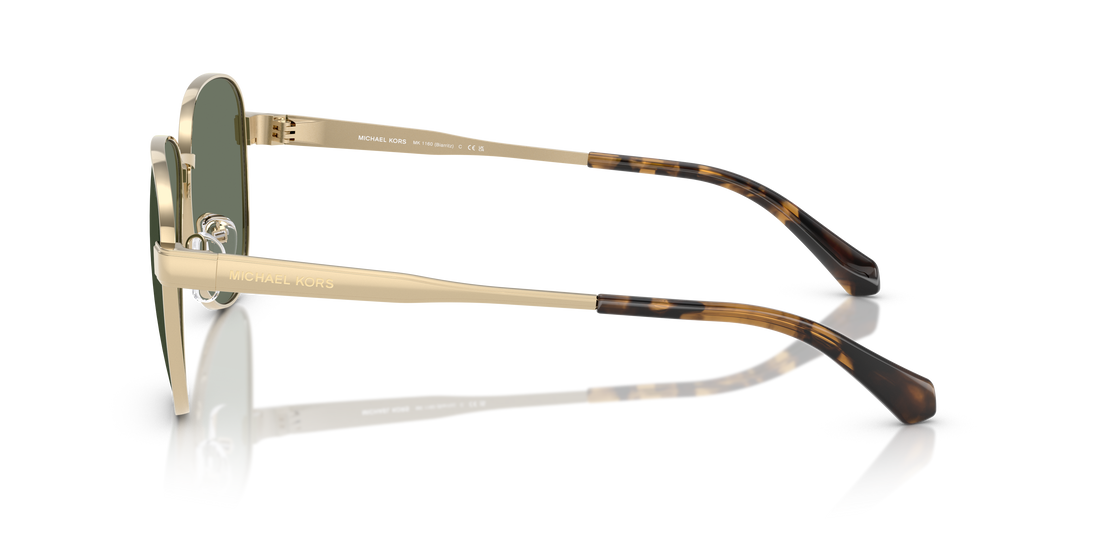 Occhiali da sole michael kors mk1160 biarritz 10143h oro pilot femenino taglia 61mm - Vista dettagliata