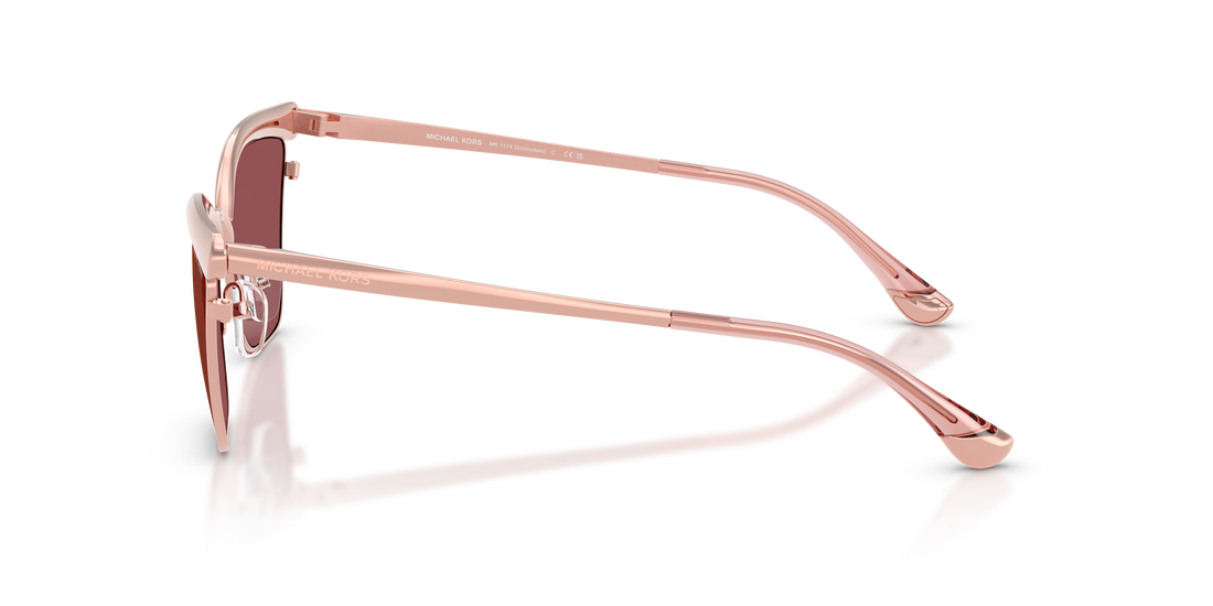 Gafas de sol michael kors mk1174 scottsdale 1108e4 dorado cat eye femenino talla 56mm - Vista de detalle