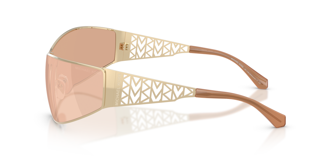 Gafas de sol michael kors mk1180 melbourne 189387 dorado rectangular femenino talla 43mm - Vista de detalle