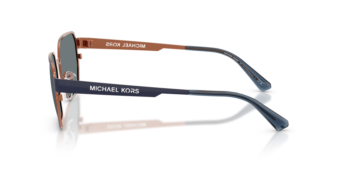 Gafas de sol michael kors mk1183 madagascar 12076g azul irregular masculino talla 55mm - Vista de detalle