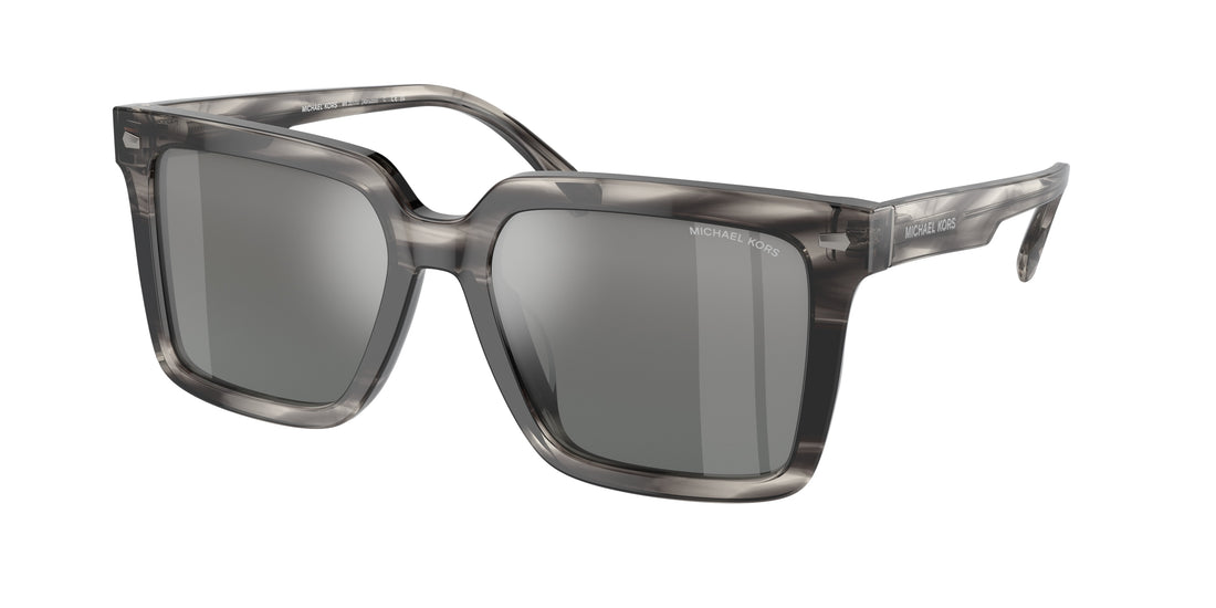 Sunglasses michael kors mk2217u abruzzo 396688 negro square masculino size 55mm - Main view