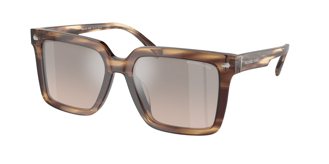 Sunglasses michael kors mk2217u abruzzo 39776i marron square masculino size 55mm - Main view