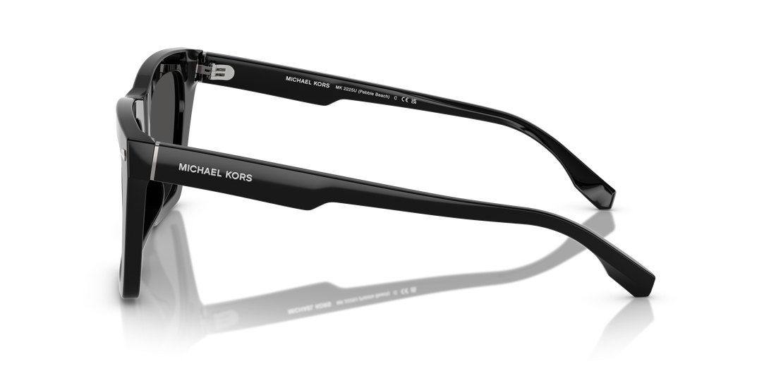 Sunglasses michael kors mk2225u pebble beach 300587 negro square masculino size 56mm - Detailed view