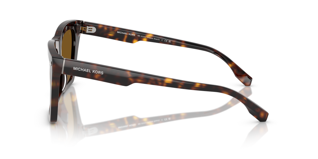 Sunglasses michael kors mk2225u pebble beach 300683 carey square masculino size 56mm - Detailed view