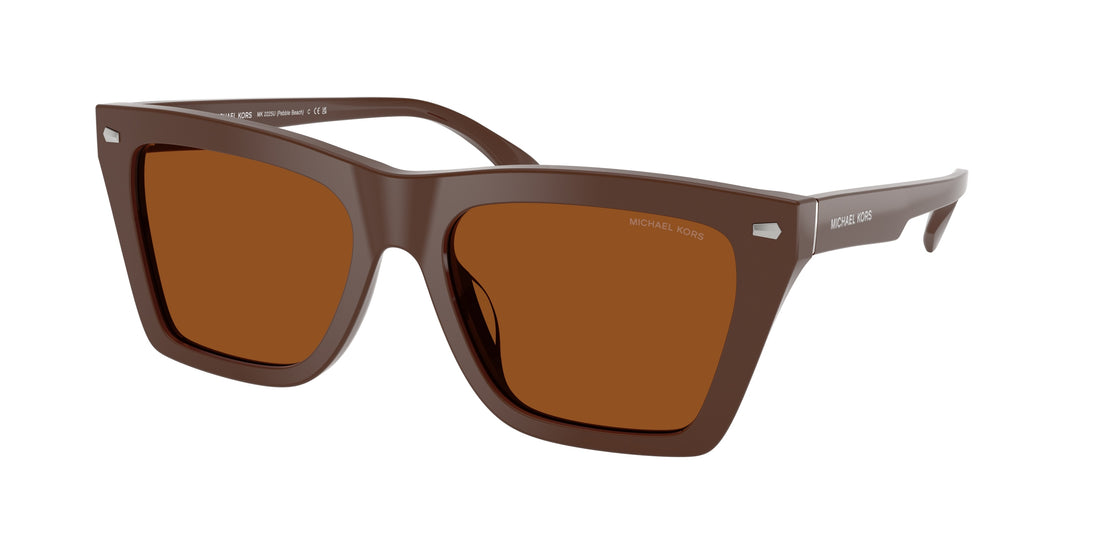Sunglasses michael kors mk2225u pebble beach 400773 marrón square masculino size 56mm - Main view