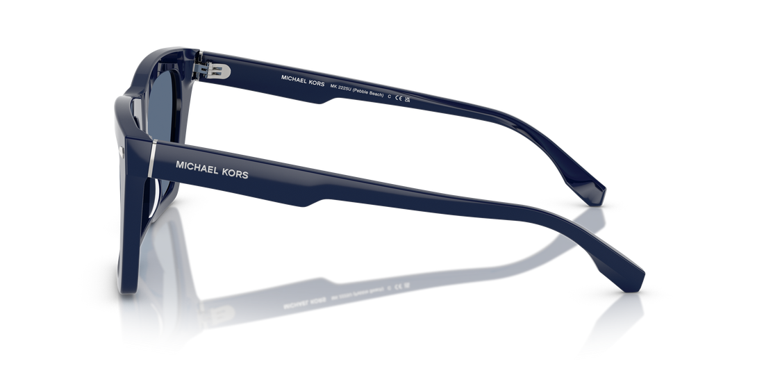 Sunglasses michael kors mk2225u pebble beach 400980 azul square masculino size 56mm - Detailed view