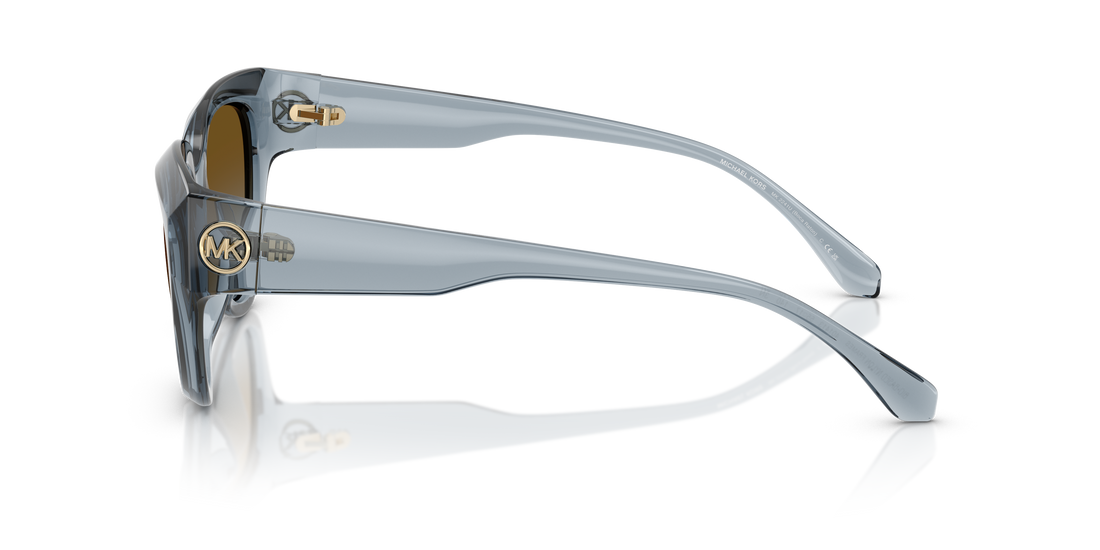 Occhiali da sole michael kors mk2241u boca raton 401413 azul cat eye femenino taglia 55mm - Vista dettagliata