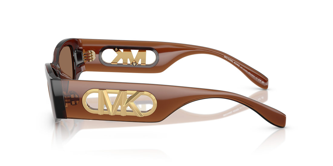 Sunglasses michael kors mk2243u rhodes 402173 marron irregular femenino size 52mm - Detailed view