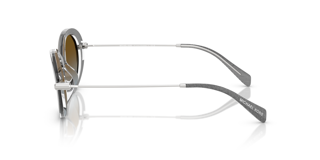 Occhiali da sole michael kors mk2245u rockaway 400913 gris oval femenino taglia 53mm - Vista dettagliata