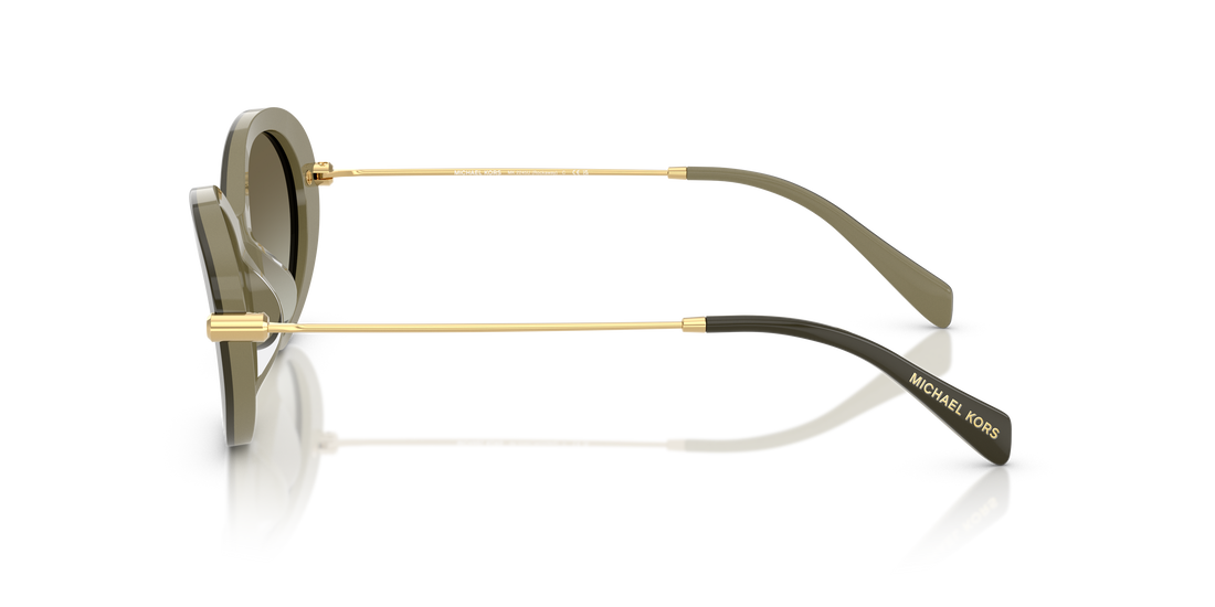 Occhiali da sole michael kors mk2245u rockaway 40193m verde oval femenino taglia 53mm - Vista dettagliata