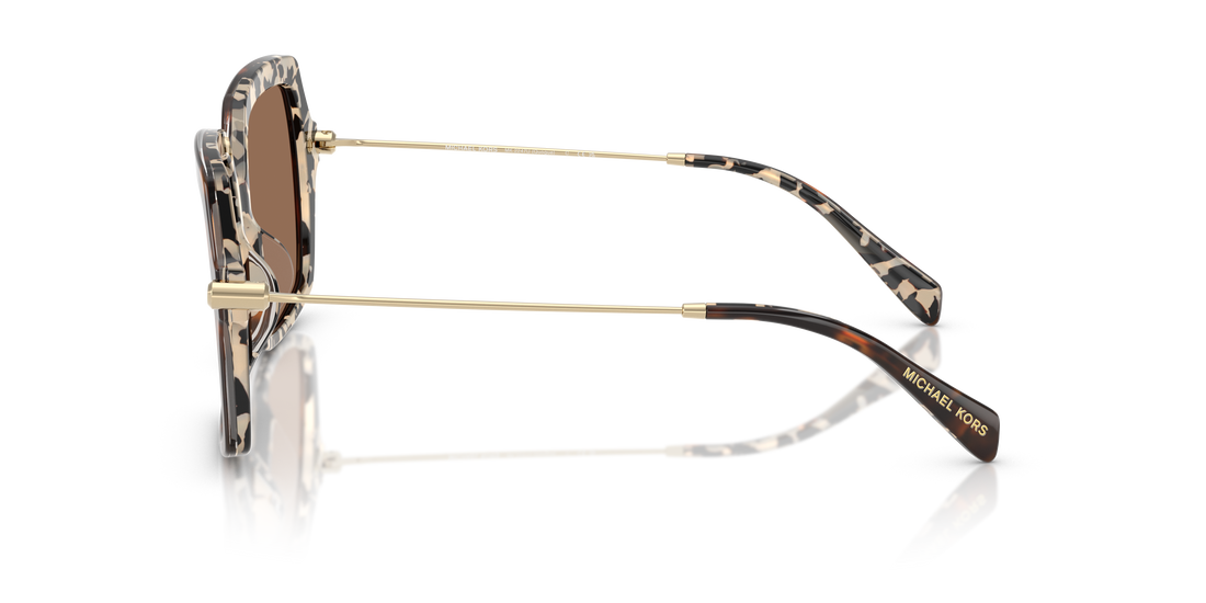 Occhiali da sole michael kors mk2247u quogue 395173 havana square femenino taglia 57mm - Vista dettagliata