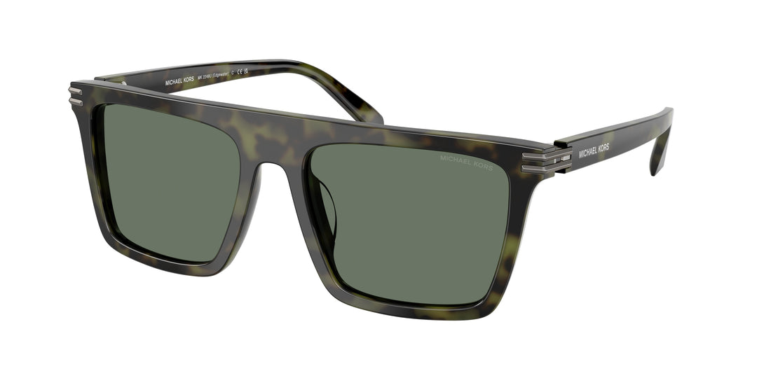 Occhiali da sole michael kors mk2249u edgewater 37053h verde square masculino taglia 55mm - Vista principale