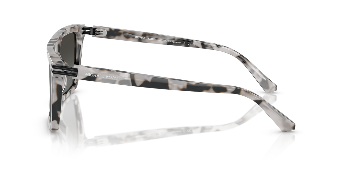 Occhiali da sole michael kors mk2249u edgewater 402488 gris square masculino taglia 55mm - Vista dettagliata