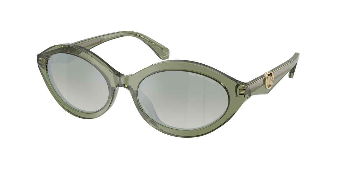 Gafas de sol michael kors mk2257u carlazzo 3961w0 verde oval femenino talla 55mm - Vista principal