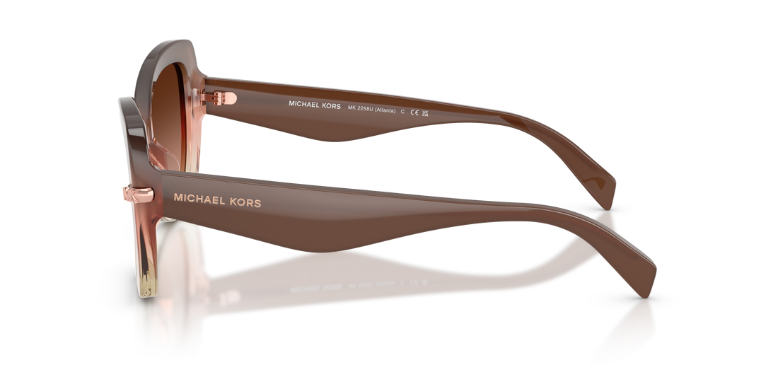 Gafas de sol michael kors mk2258u atlanta 40355m rosa butterfly femenino talla 55mm - Vista de detalle
