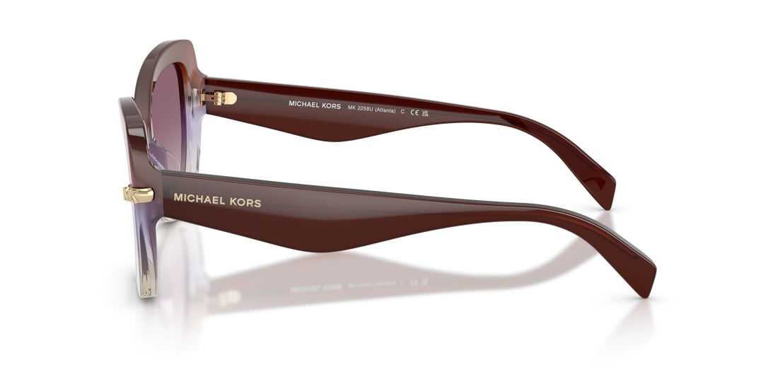 Gafas de sol michael kors mk2258u atlanta 40366x rojo butterfly femenino talla 55mm - Vista de detalle