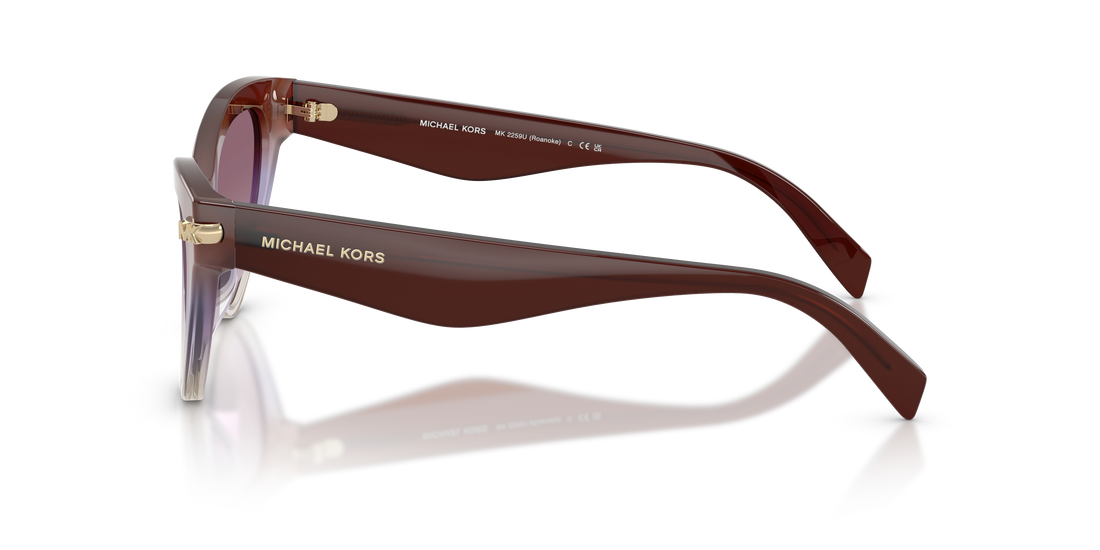 Sunglasses michael kors mk2259u roanoke 40366x rojo cat eye femenino size 52mm - Detailed view