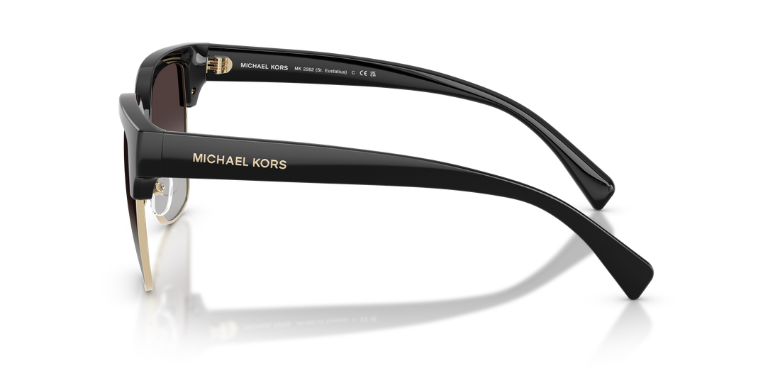 Gafas de sol michael kors mk2262 st. eustatius 30058g negro square femenino talla 56mm - Vista de detalle