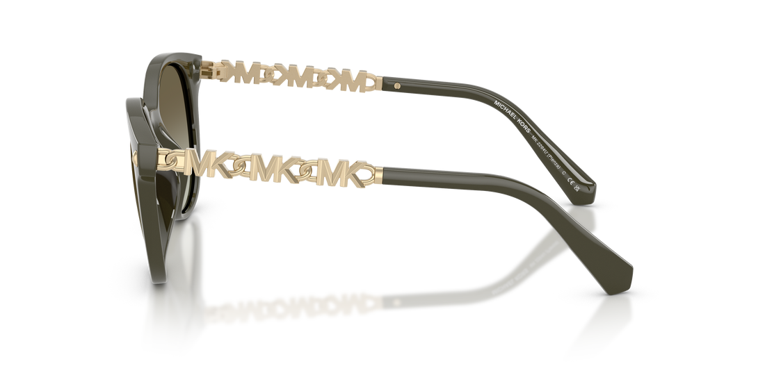 Gafas de sol michael kors mk2264u pienza 39023m verde round femenino talla 53mm - Vista de detalle