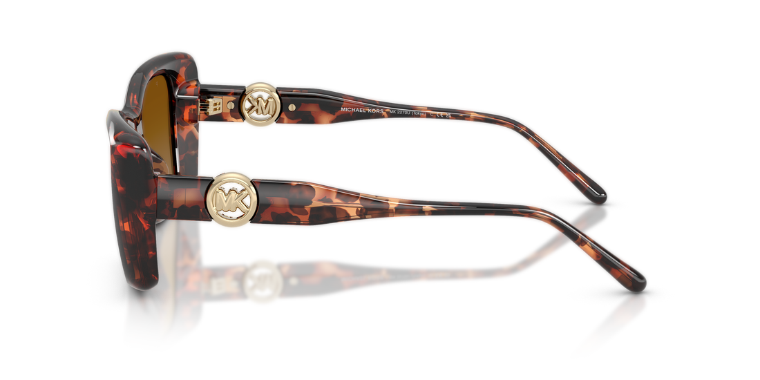 Gafas de sol michael kors mk2270u tokyo 40319p havana square femenino talla 53mm - Vista de detalle