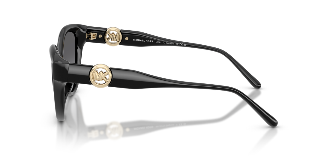 Gafas de sol michael kors mk2271u nagoya 3005t3 negro cat eye femenino talla 53mm - Vista de detalle