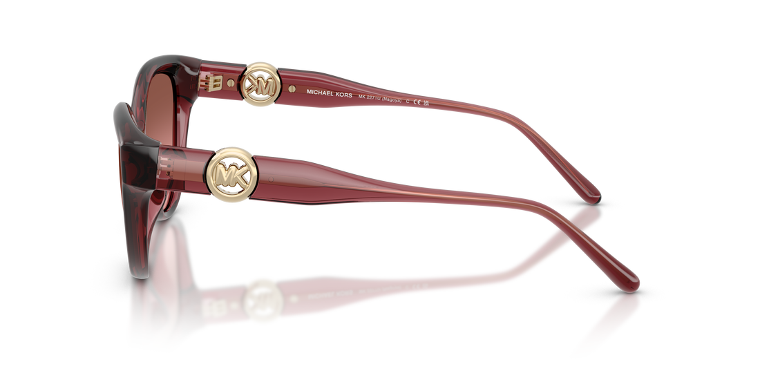 Gafas de sol michael kors mk2271u nagoya 317511 marron cat eye femenino talla 53mm - Vista de detalle