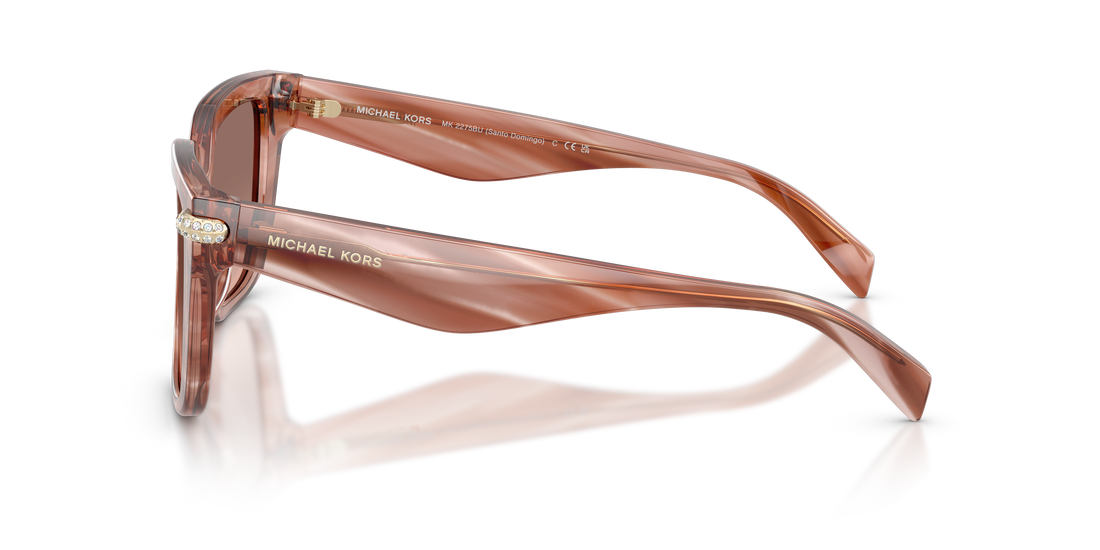 Gafas de sol michael kors mk2275bu santo domingo 405613 rosa square femenino talla 52mm - Vista de detalle