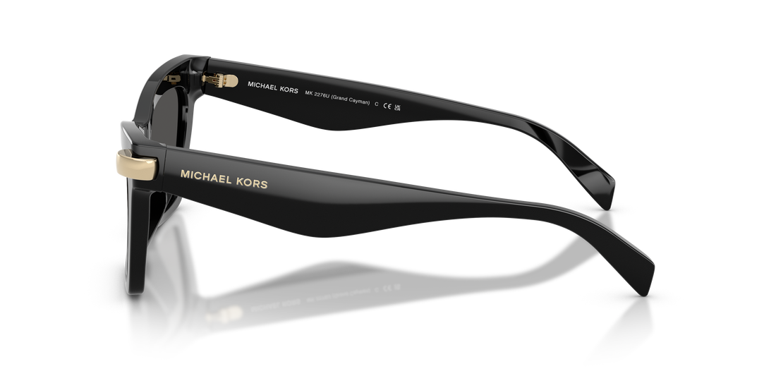 Gafas de sol michael kors mk2276u grand cayman 300587 negro cat eye femenino talla 54mm - Vista de detalle