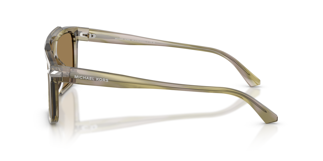 Gafas de sol michael kors mk2278u boston 40407i verde square masculino talla 57mm - Vista de detalle