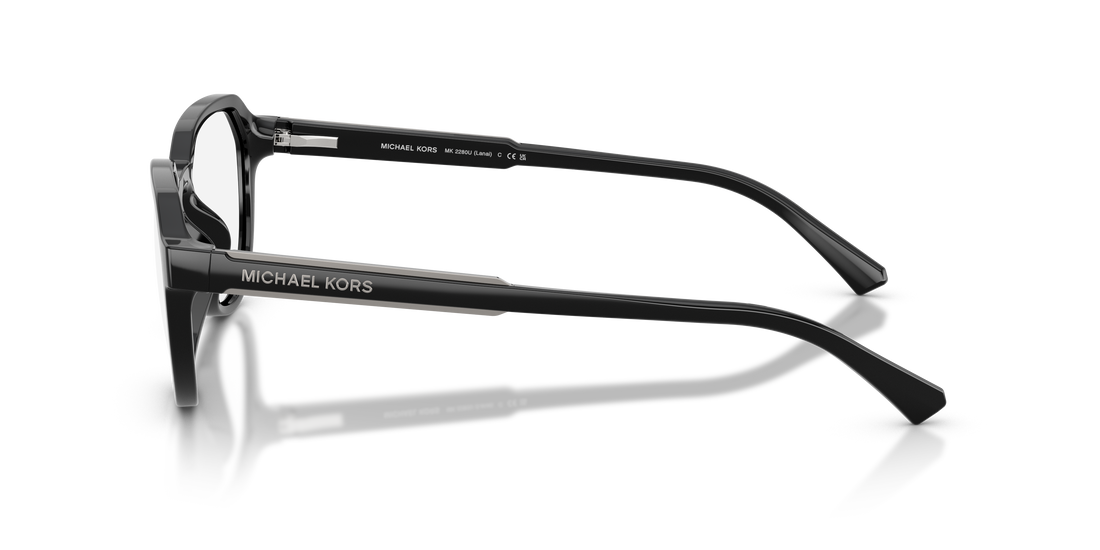 Occhiali da sole michael kors mk2280u lanai 30058g negro irregular masculino taglia 52mm - Vista dettagliata