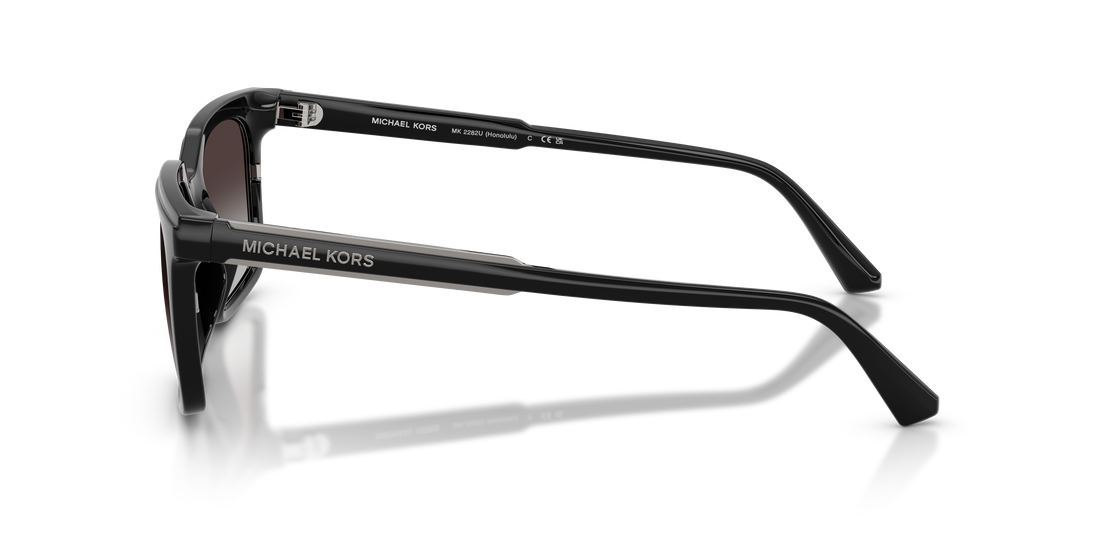 Occhiali da sole michael kors mk2282u honolulu 30058g negro square masculino taglia 55mm - Vista dettagliata